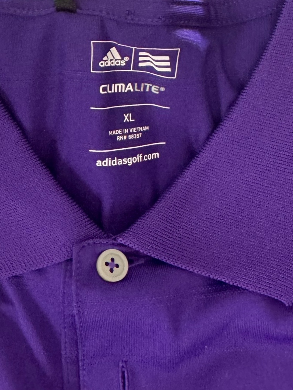 Adidas Climalite golf shirt